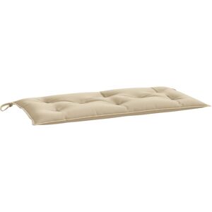 vidaXL hynde til havebænk 100x50x7 cm oxfordstof beige