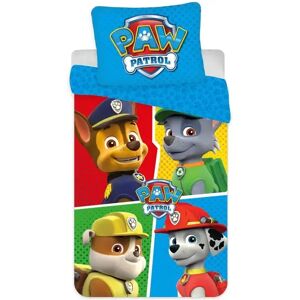 Licens Paw patrol sengetøj - 140x200 cm - Team Paw Patrol - Vendbar sengesæt - 100% bomuld