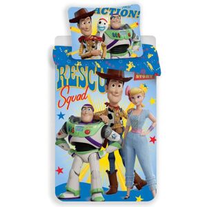 Licens Toy Story Junior sengetøj 100x140 cm - Sengesæt med Toy Story - 2 i 1 design - 100% bomuld