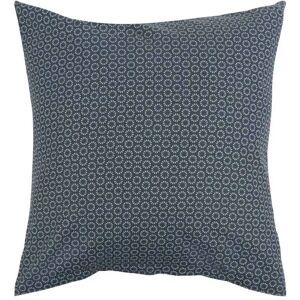 Borg Living Pudebetræk 60x63 cm - Circle - Dark blue - 100% Bomuld