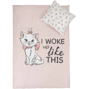 Licens Junior sengetøj 100x140 cm - Disney Aristocats sengesæt junior - 2 i 1 design - 100% bomuld