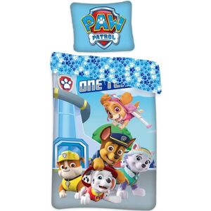 Licens Paw Patrol sengetøj - 140x200 cm - Selvlysende sengesæt - 100% bomuld