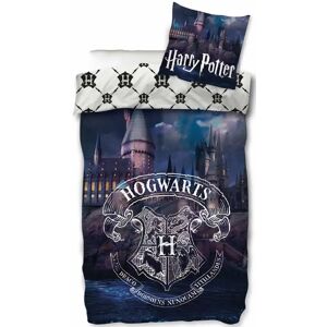 Licens Harry Potter sengetøj - 150x210 cm - Hogwarts mystery - 2 i 1 sengesæt - 100% bomuld