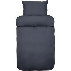 Høie Of Scandinavia Blåt sengetøj 140x200 cm - Elegance - Ensfarvet sengetøj - 100% egyptisk bomuld - Sengesæt fra Høie