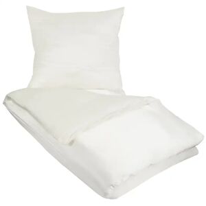 Butterfly Silk Silke sengetøj - 140x200 cm - Ensfarvet hvidt sengetøj - Sengesæt i 100% Silke -