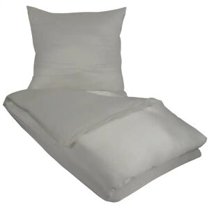 Butterfly Silk Silke sengetøj - 140x200 cm - Ensfarvet gråt sengetøj - Sengesæt i 100% Silke -