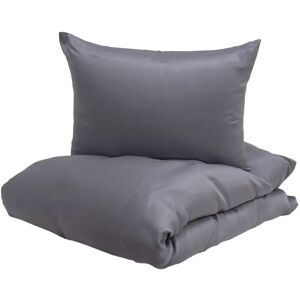 Turiform sengetøj - 140x200 cm - Enjoy gråt sengesæt - 100% Bambus sengetøj