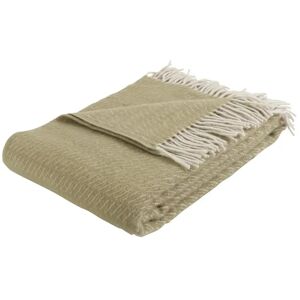 Arctic Uldplaid - 100% Ny norsk uld - Saga olive - 130x200 cm -