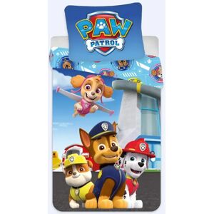 Licens Paw Patrol sengetøj - Junior 100x140 cm - 2 i 1 design - 100% bomulds sengesæt