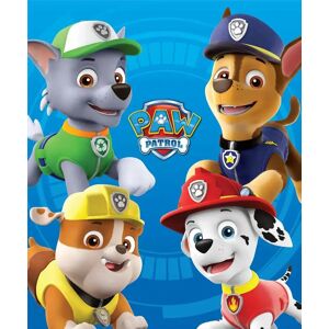 Borg Living Børnetæppe - Paw Patrol - De fire hvalpevenner - 100x140 cm - Blødt fleece tæppe -