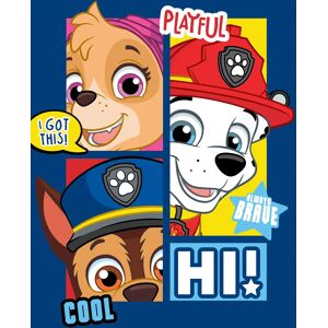 Borg Living Børnetæppe - Paw Patrol og hans hvalpevenner - 100x140 cm - Blødt fleece tæppe -