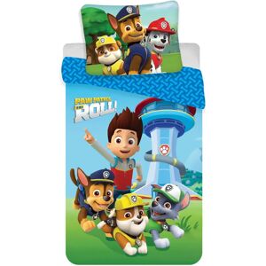 Licens Paw Patrol sengetøj - 140x200 cm - Is on a roll Paw Patrol - Vendbart design - Sengesæt i 100% bomuld