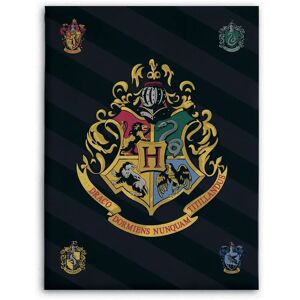 Borg Living Børnetæppe - Harry Potter - 100x140 cm - Blødt og lækkert Fleece tæppe -