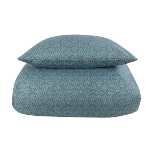 Sengetøj 140x200 cm - Fan green - Mønstret sengesæt - Microfiber sengelinned - IN Style