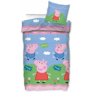 Licens Junior sengetøj - 100x140 cm - Gurli gris & Gustav gris - 100% bomulds sengesæt