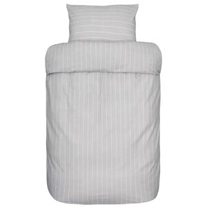 Høie Of Scandinavia Flonel sengetøj - 140x200 cm - Simon grå sengesæt - 100% bomuldsflonel - Høie sengetøj
