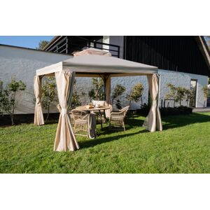 My Home Lumiere Pavillon Med Sider, Beige 298 Cm 300 Cm