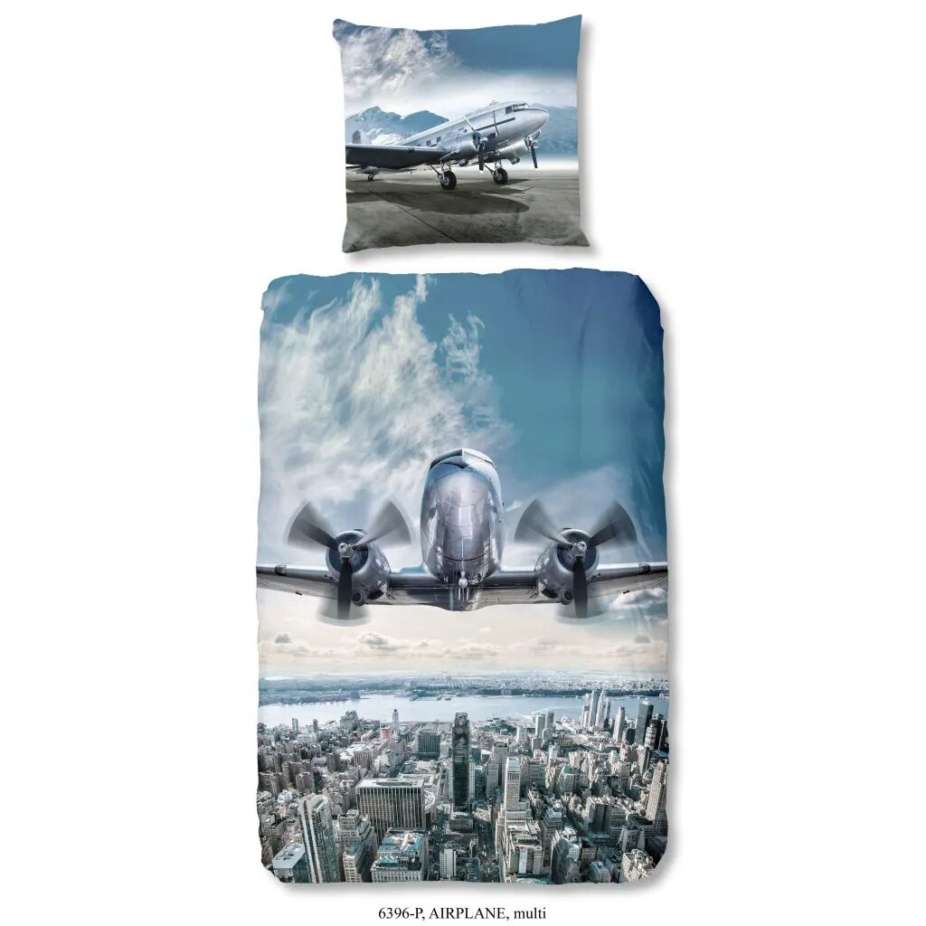 Good Morning sengetøj til børn Airplane 135 x 200 cm
