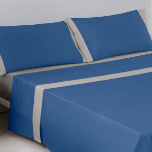 Maxcolchon Juego de sábanas 50/50 Liso Aplique cama de 200