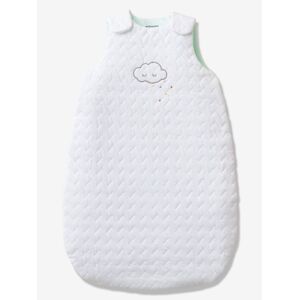 VERTBAUDET Saquito para bebé de algodón orgánico, especial prematuro blanco claro liso