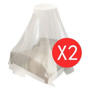 vidaXL Mosquitera Redonda 2 Piezas 56x325x230 Cm