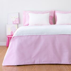Casa da Laura Funda nórdica rosa bodoques 100% algodón 200x220 cm