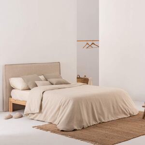 Ripshop Funda nórdica de algodón suavizado beige 200(290x240 cm)