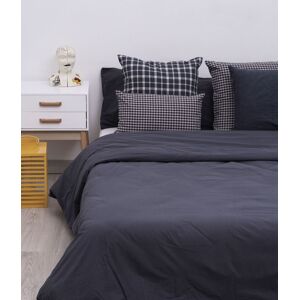 SI·SOM·DOS Funda nórdica percal 200 hilos lavado algodón Azul cama de 135 cm