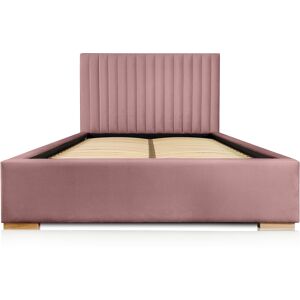 Siblo Cama moderna de pino macizo y placa HDF 180x200 rosa