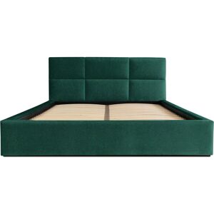 Siblo Cama moderna de pino macizo y placa HDF 160x200 verde