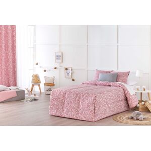 Confecciones Paula Edredón confort acolchado 200 gr jacquard rosa cama 135 (190x265 cm)