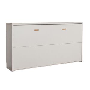 MueMue Cama abatible aglomerado blanco 90x190cm