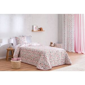 Confecciones Paula Colcha Bouti Infantil acolchada relleno 100 gr cama 150 flores