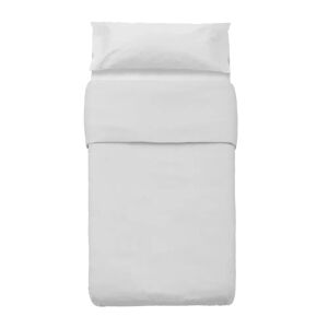 LOLAhome Funda nórdica blanca de algodón y poliéster para cama de 90cm