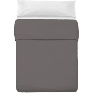 LOLAhome Funda nórdica gris de algodón y poliéster para cama de 135 cm