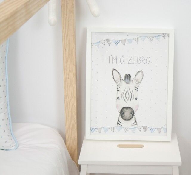 imda Lámina decorativa "Zebra" (lienzos: Medida 61 x 91cm)