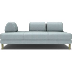 IKEA - Flottebo sofa bed cover 120 cm, Sky Blue, Cotton - Bemz