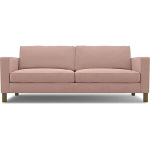 IKEA - Karlstad Sofa Bed Cover, Blush, Linen - Bemz