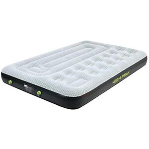 High Peak Air Bed Multi Comfort Plus, Gray / Green / Black, 198 x 137 x 22 cm