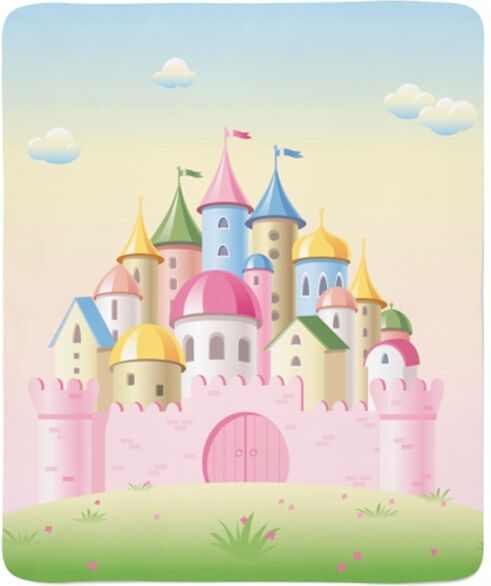 Torkkupeitto Pink Castle 130x150 cm