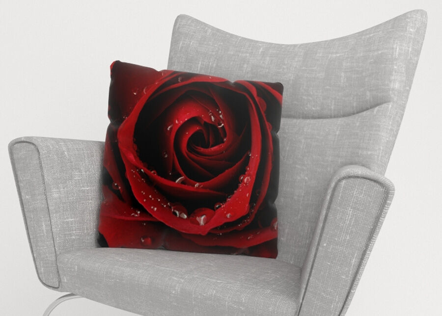 Koristetyynyliina Red Rose 40x40 cm