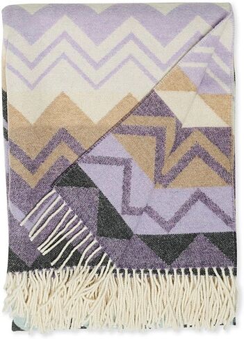 Missoni Home Yvo Zig Zag Wool Throw Multicolor