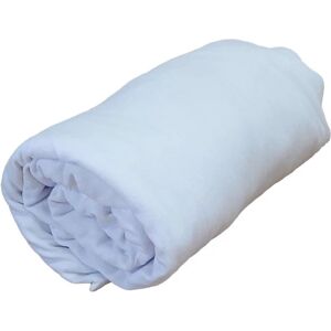 Drap housse jersey 100% coton BLANC