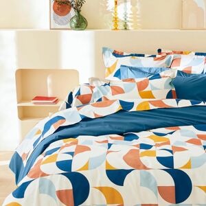 Taie percale Tradilinge MODULO COBALT