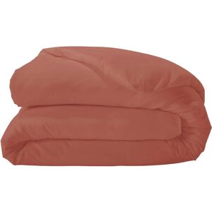 Housse de couette percale Tradilinge ACAJOU (Couleur : Acajou)