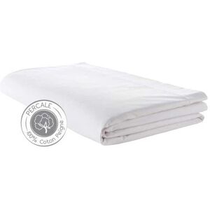 Drap plat Percale Tradilinge BLANC (Couleur : Blanc) - Publicité