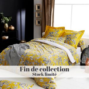 Housse de couette satin Tradilinge BOTANIC SOLEIL