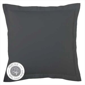 Taie percale Tradilinge ANTHRACITE (Couleur : Anthracite)