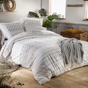 Housse de couette 100% coton Tradilinge DIEGO GRIS