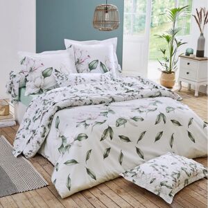 Housse de couette percale Tradilinge MAGNOLIA SAUGE